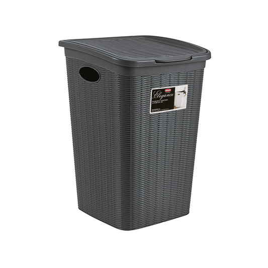Portabiancheria Elegance lt 50 grigio ardesia
