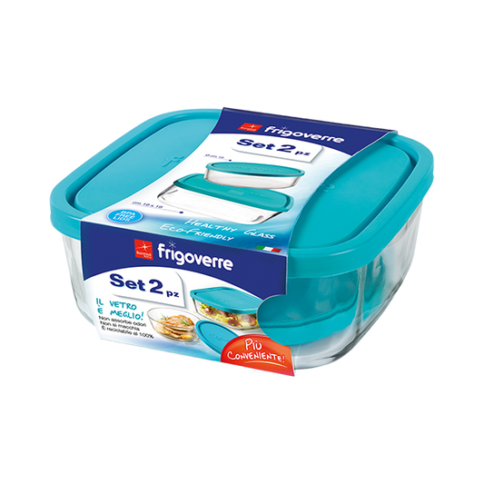 FRIGOVERRE SET 2 PZ(15X15-12)  S 1 K 6 C-AZZ - Luxe Home