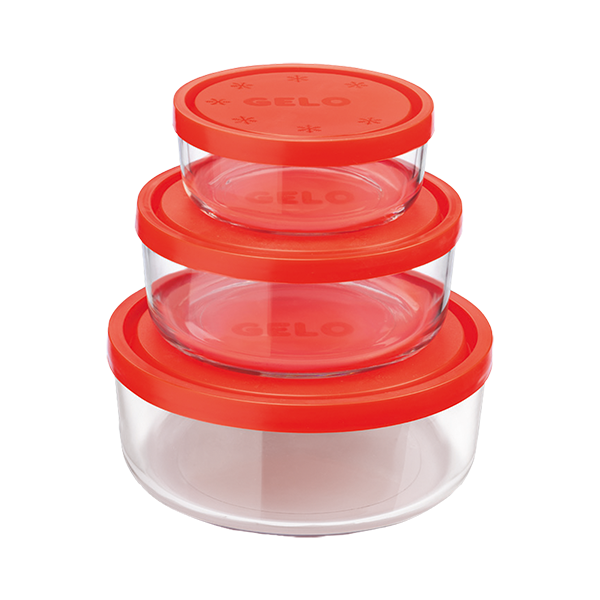 GELO BOX SET 3 PZ  C/ ROSSO  S 1 K 6