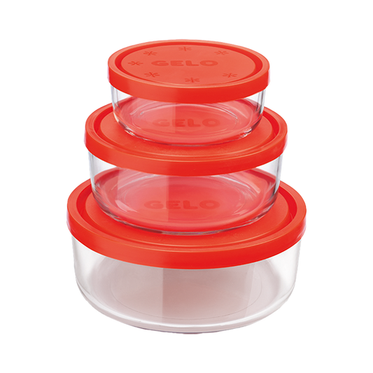 GELO BOX SET 3 PZ  C/ ROSSO  S 1 K 6