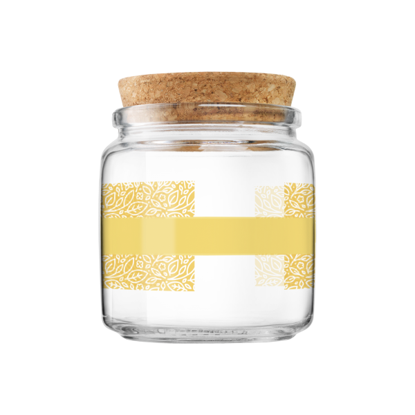 GIARA VASO 0,75  NATURAL.GIALLO  CT 6 T-SUGHERO