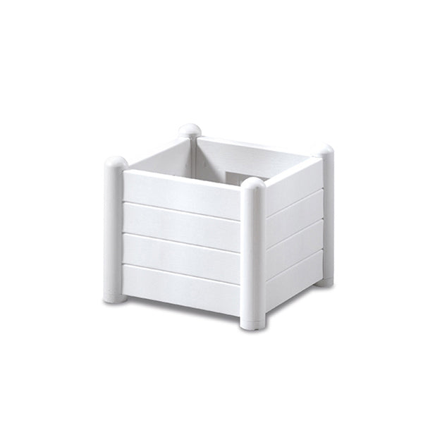 Fioriera quadra  bianco*