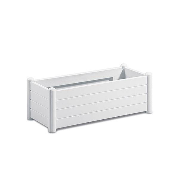 Fioriera rettangolare bianco*