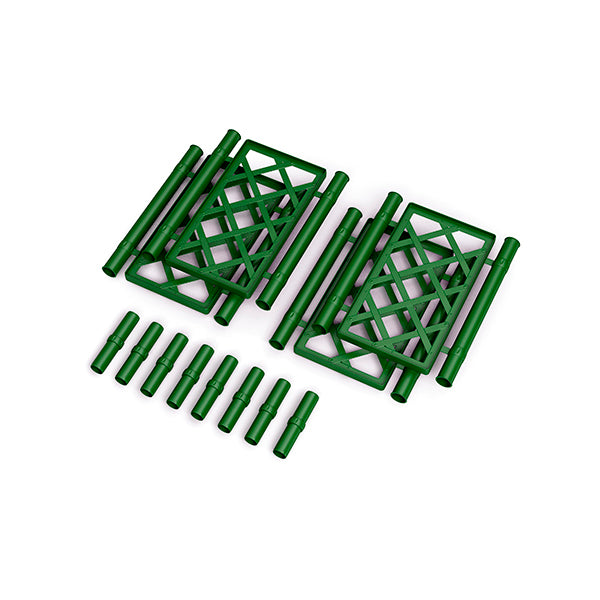 Kit spalliera quadra verde pino (4 griglie+8 giunti)
