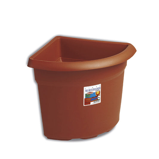 Fioriera Angolare Mediterraneo cm.45 terracotta