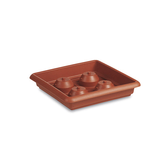 Sottofioriera Quadra Mediterraneo cm.45 terracotta