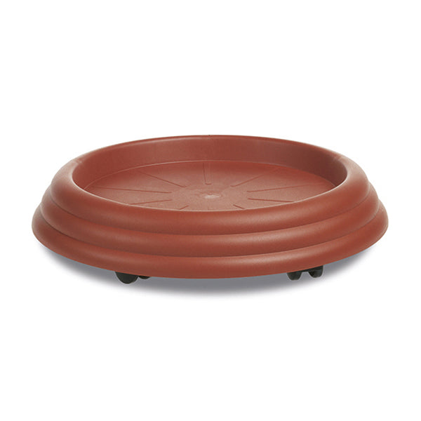Sottovaso Gervaso con 5 ruote ø 40 terracotta
