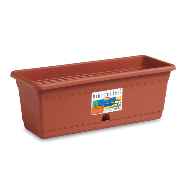 Balconetta Portofino cm 60 c/riserva d'acqua  terracotta