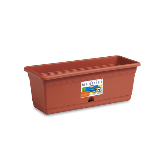 Balconetta Portofino cm 40 c/riserva d'acqua terracotta