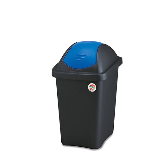 Basculina Multipat lt.30 fusto nero/ond.  Blu Capri
