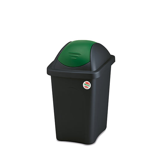 Basculina Multipat lt.30 fusto nero/ond.  Verde