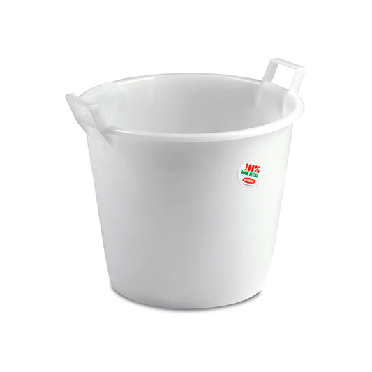 Mastello a 3 manici in polietilene D.45 neutro