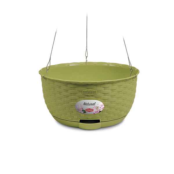 Ciotola Natural da appendere ø 30 verde pistacchio c/gancio