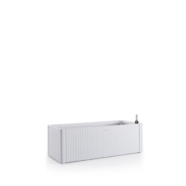 Fioriera Natural DELUXE rettangolare bianco