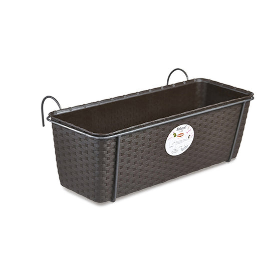 Set Balcone Natural c/supp. metallo cm.50 moka