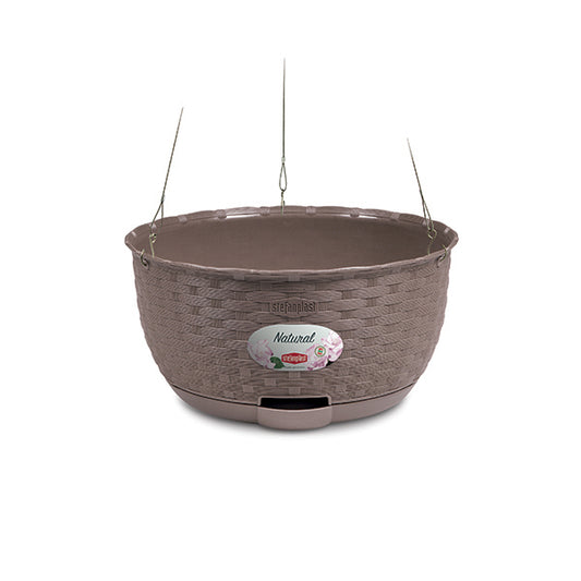 Ciotola Natural da appendere ø 30 tortora c/gancio - Luxe Home