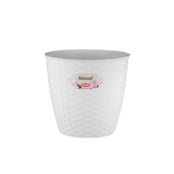 Vaso Natural ø 14 bianco