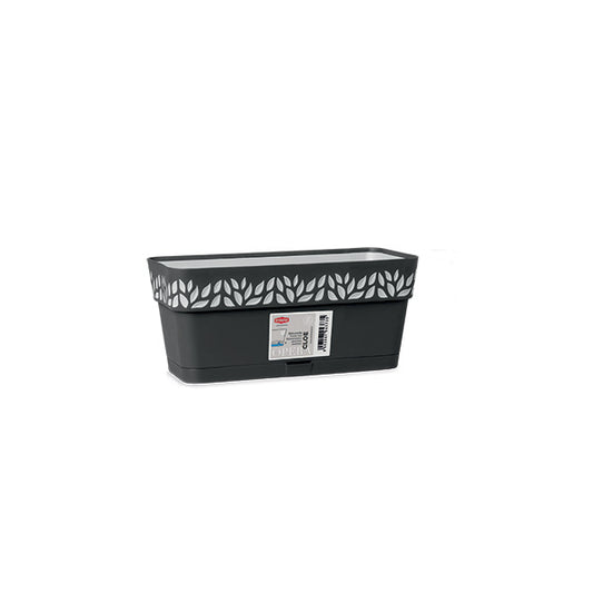 Balconetta Cloe c/riserva d'acqua cm.30 grafite/grigio luce
