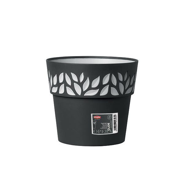 Coprivaso Cloe ø 25 grafite/grigio luce - Luxe Home