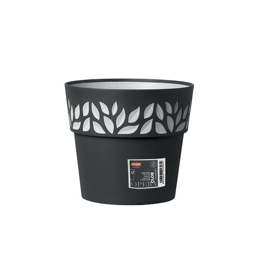 Coprivaso Cloe ø 25 grafite/grigio luce - Luxe Home