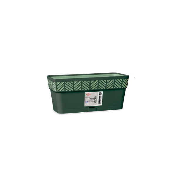 Balconetta Orfeo c/riserva d'acqua cm.30 verdone/verde salvia