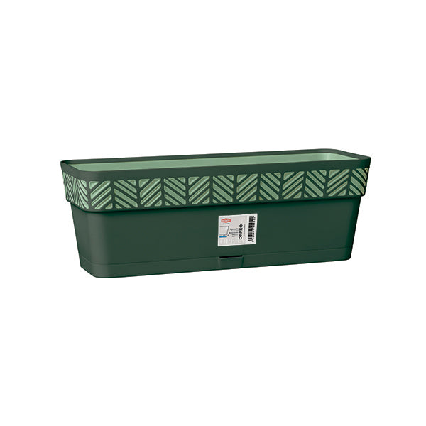 Balconetta Orfeo c/riserva d'acqua cm.50 verdone/verde salvia