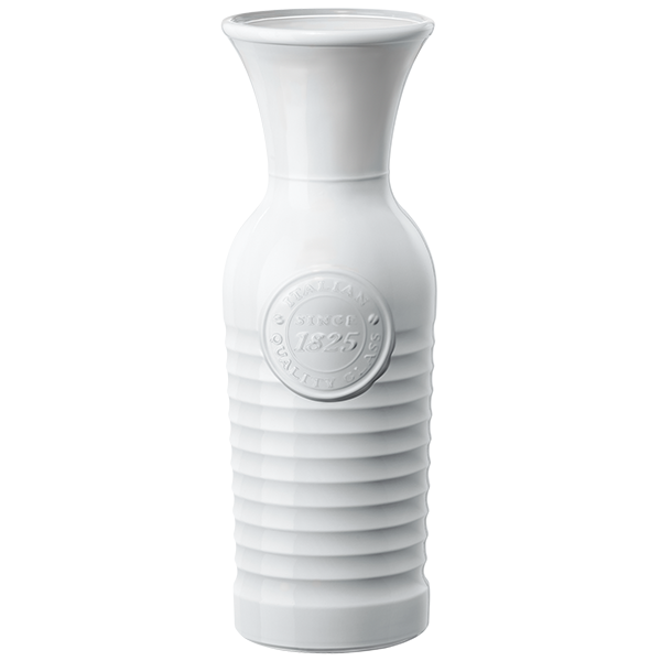 OFFICINA 1825 CARAFFA 1L CE  BRIGHT WHITE  CT 6 N16B - Luxe Home