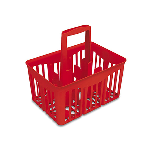 Cestello portabottiglie 6x lt 1 rosso - Luxe Home