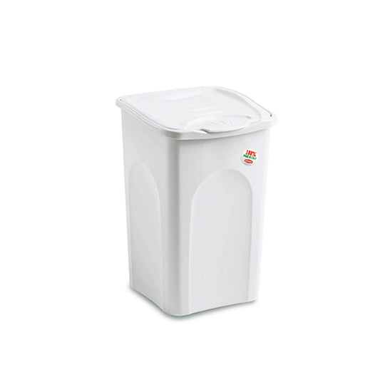 Portabiancheria Linea Primavera bianco lt.25 - Luxe Home