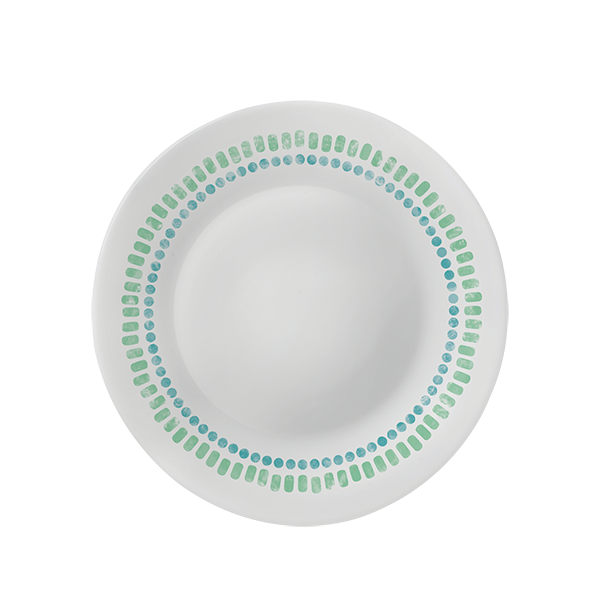White Moon Piatto Dessert 20  Mediterraneo  F 6 CT 24 NG16 - Luxe Home