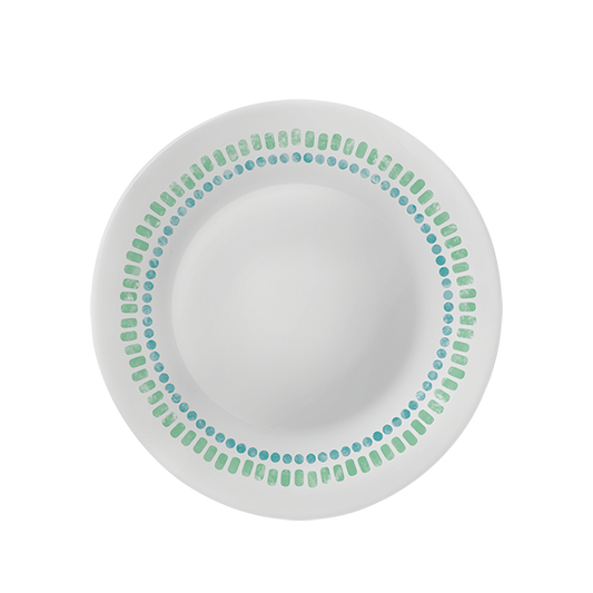 White Moon Piatto Dessert 20  Mediterraneo  F 6 CT 24 NG16 - Luxe Home