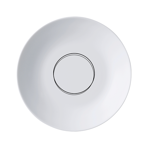 WHITE MOON PLATO HONDO NO ALA  CHIAROSC.LINEE  F6 CT24 NG16