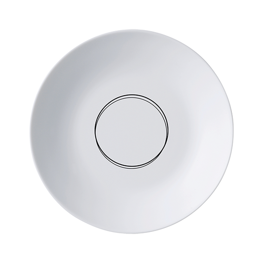 WHITE MOON PLATO HONDO NO ALA  CHIAROSC.LINEE  F6 CT24 NG16