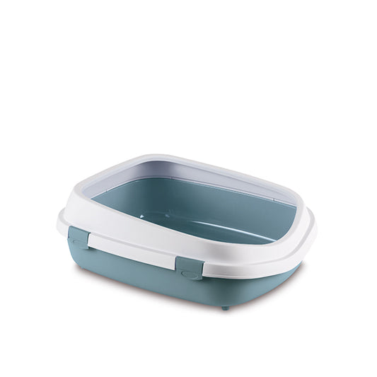 Queen bianco/blu acciaio