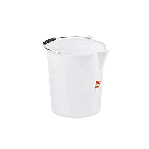Secchio industriale c/becco in polietilene lt.9 neutro