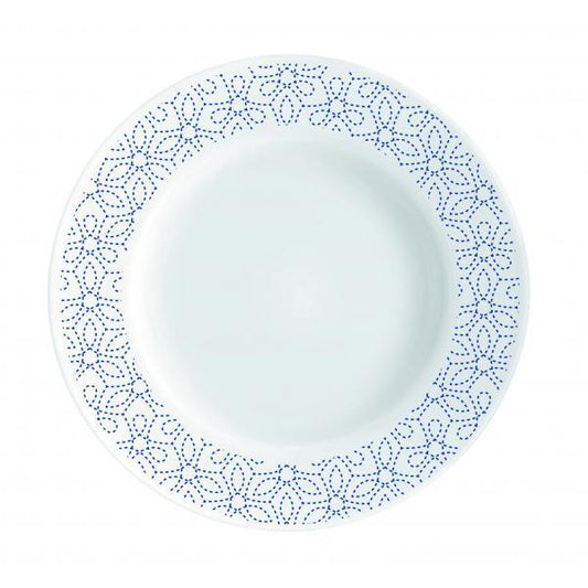 TOLEDO P.TO FONDO 23  RICAMO BLU  F 6/CT 24 N16B
