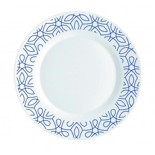 TOLEDO P.TO PIANO 25  RICAMO BLU  F 6/CT 24 N16B - Luxe Home