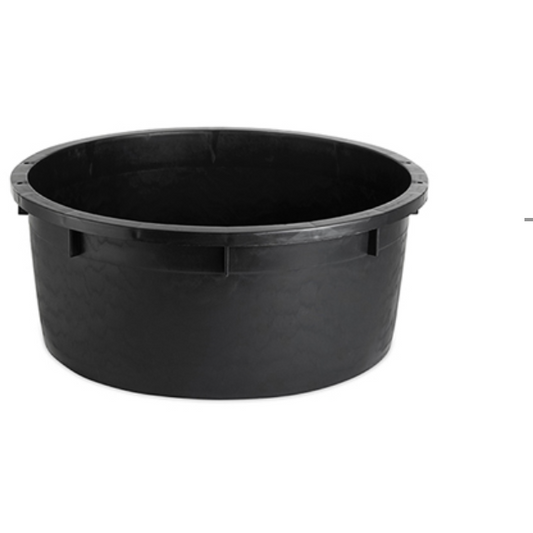 Mastellone rotondo s/m nero lt.130