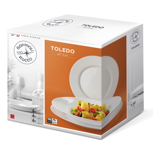TOLEDO SET 18 PZ  S 1 K NG16 - Luxe Home