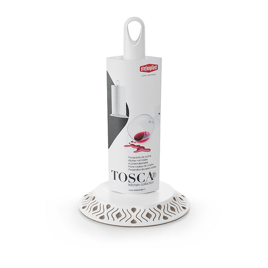 Portarotolo da cucina Tosca bianco/tortora chiaro plus