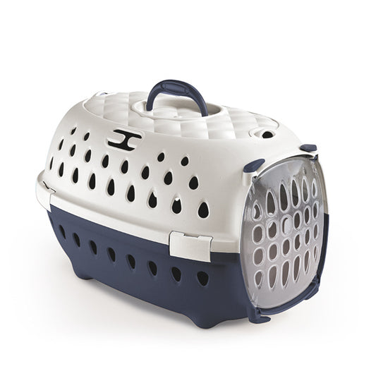 Travel chic bianco/blu navy