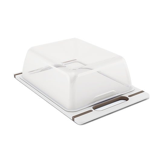 Tagliere TOP LINE  bianco/tortora chiaro