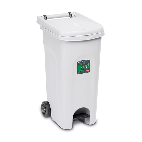 Urban Eco System 80 lt con pedale bianco - Luxe Home