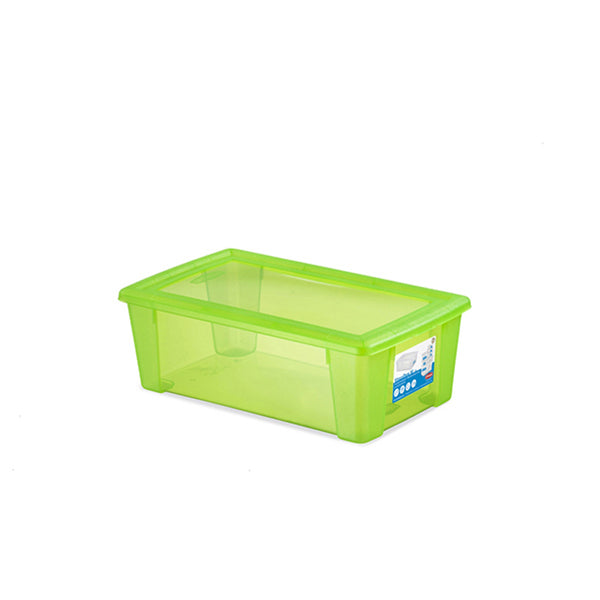 Visual Box M  scatola multiuso verde fluo