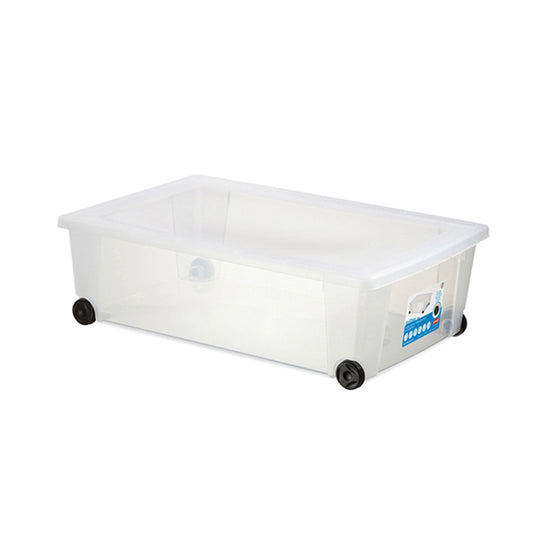 Roll box scatola multiuso con ruote trasparente