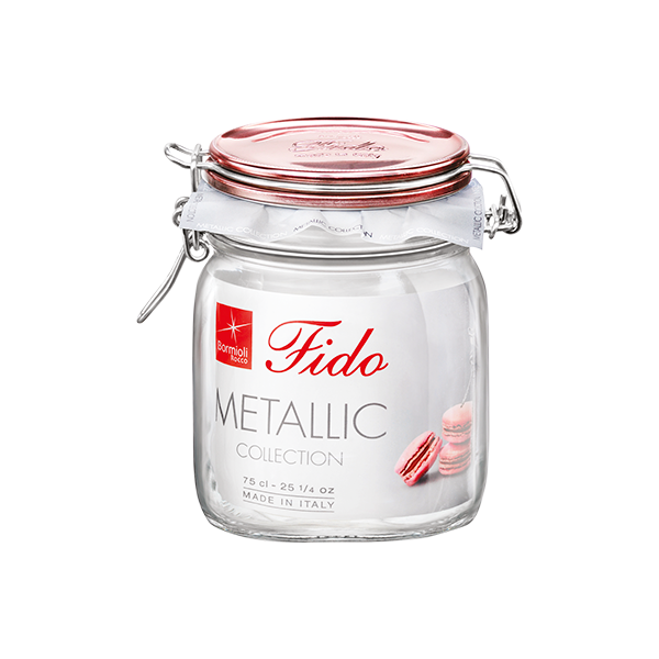 FIDO VASO ERM 750  METALLIC  DB 12 PZ ASS