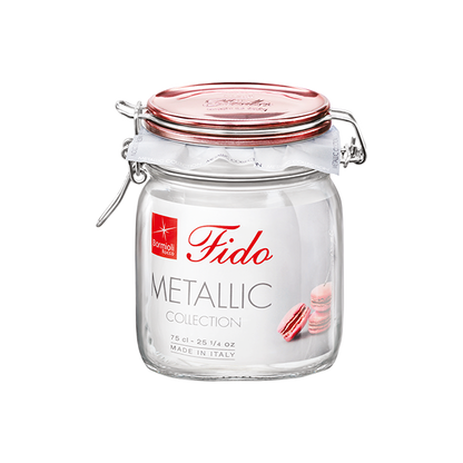 FIDO VASO ERM 750  METALLIC  DB 12 PZ ASS