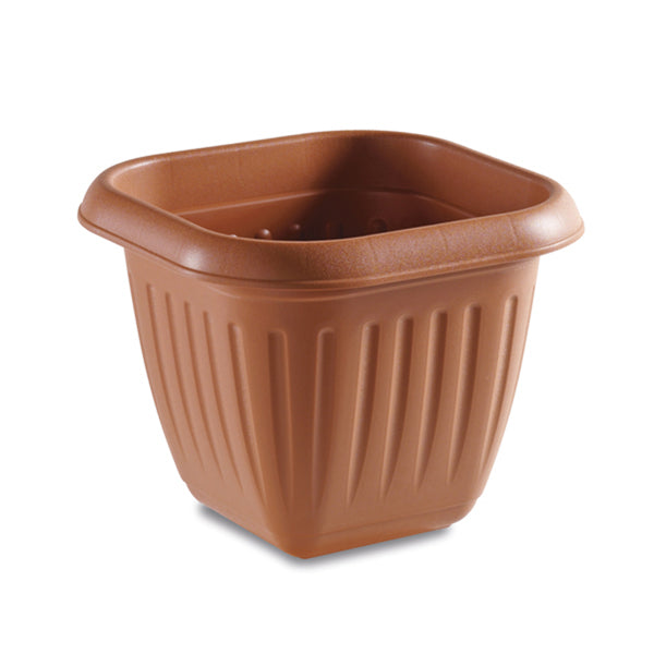 Fioriera quadra cm.40 terracotta