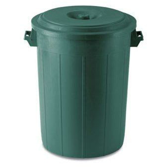 Bidone verde (fusto) in polietilene lt.50