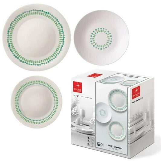 White Moon Set 18 pcs BIS  Mediterraneo  S 1 K NG16B - Luxe Home